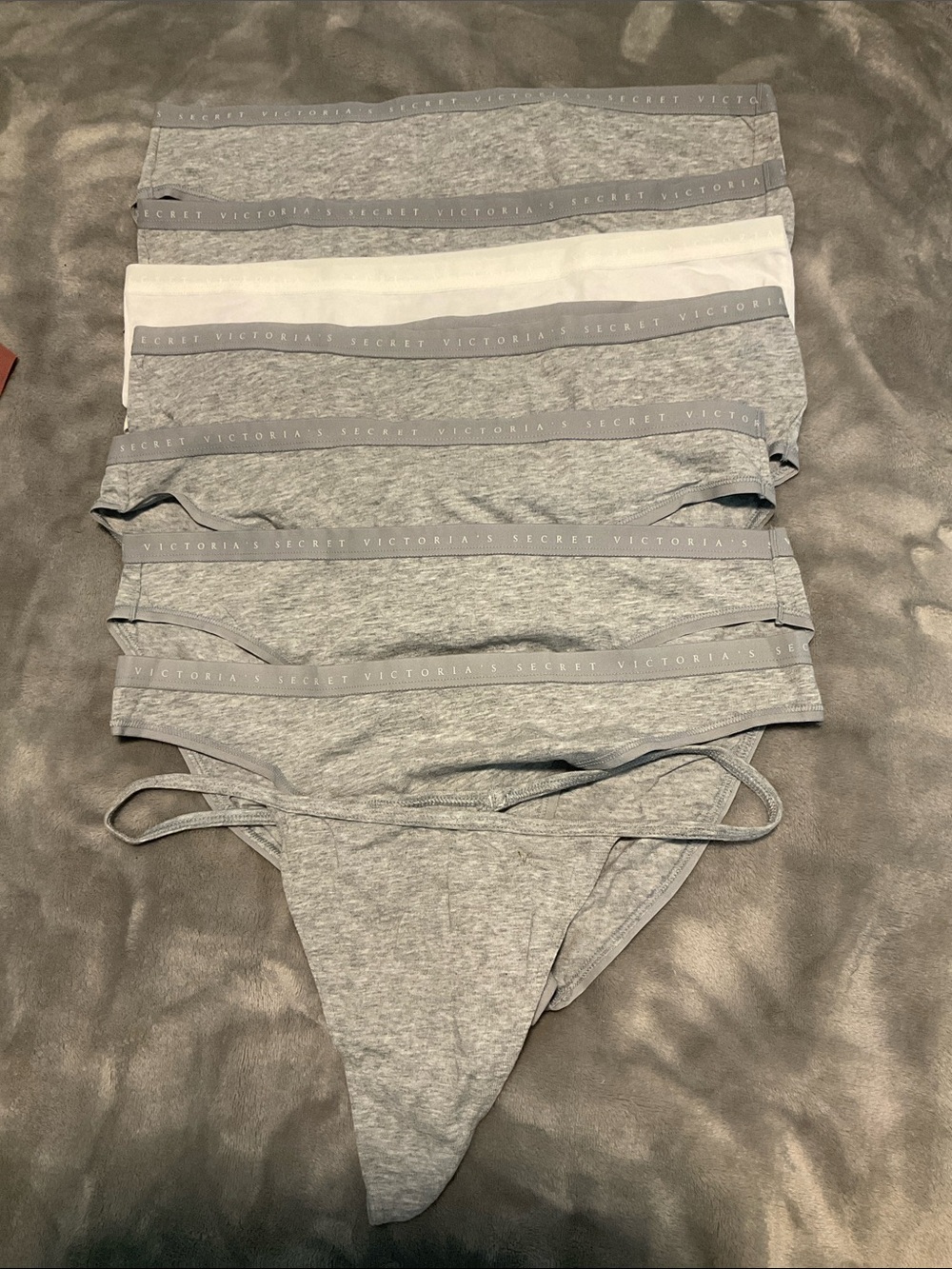BUNDLE 8 NWOT LARGE VICTORIAS SECRET BASICS PANTY PACK ( MSRP $90)